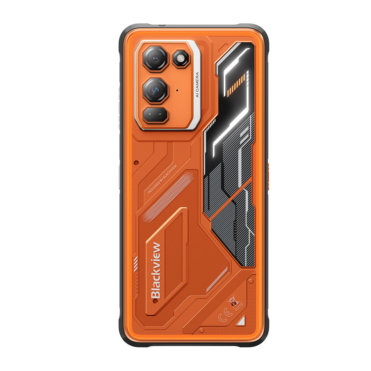 Blackview FORT 200 Slim & Wireless Charging 6.78-inch MediaTek Helio G100 Octa-core 5000mAh 108MP+13MP Night Vision Camera Rugged 4G Phone