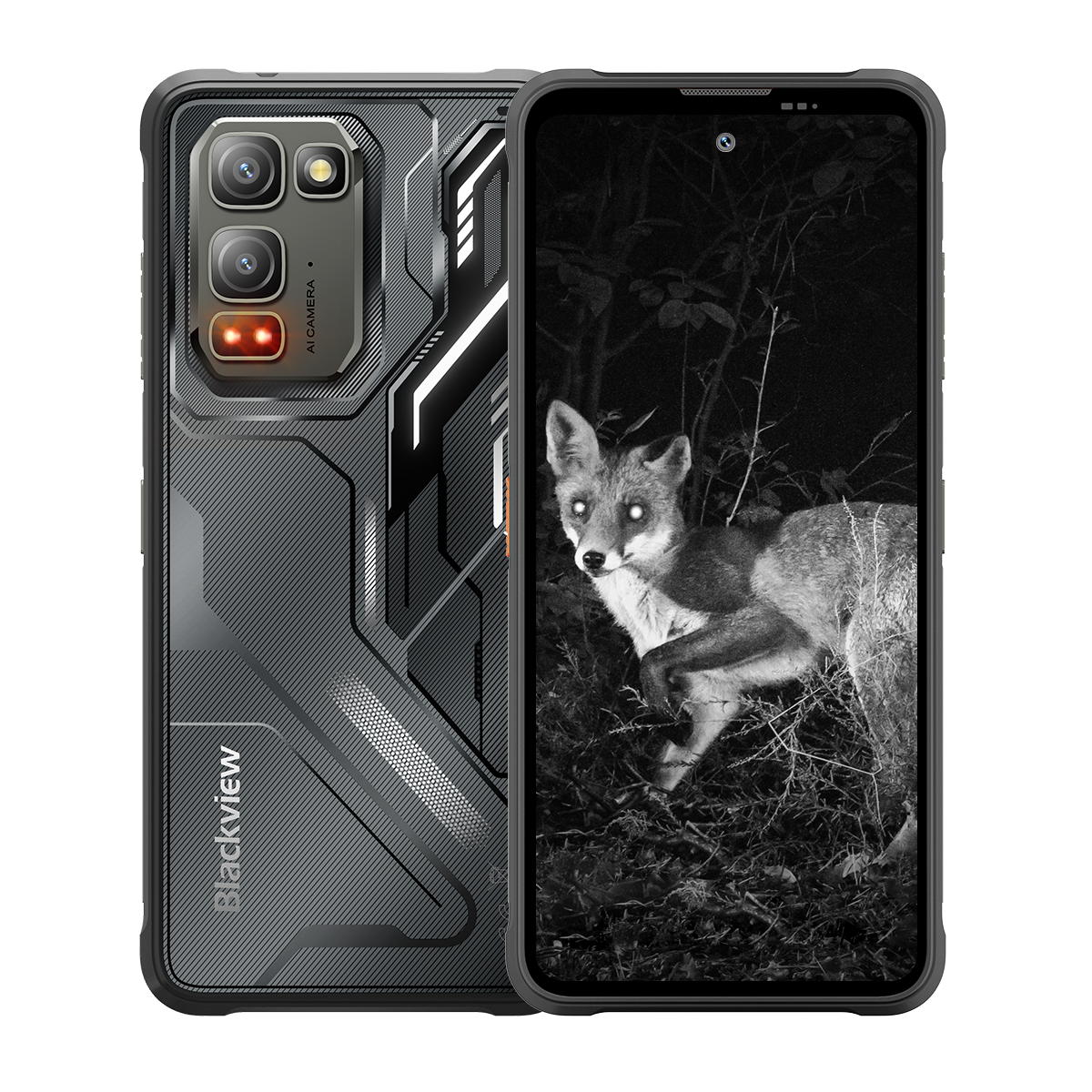 Blackview FORT 5 Ultraflaches 6,78-Zoll MediaTek Helio G100 Achtkern 5000mAh 108MP+13MP Nachtsichtkamera 4G Robustes Telefon