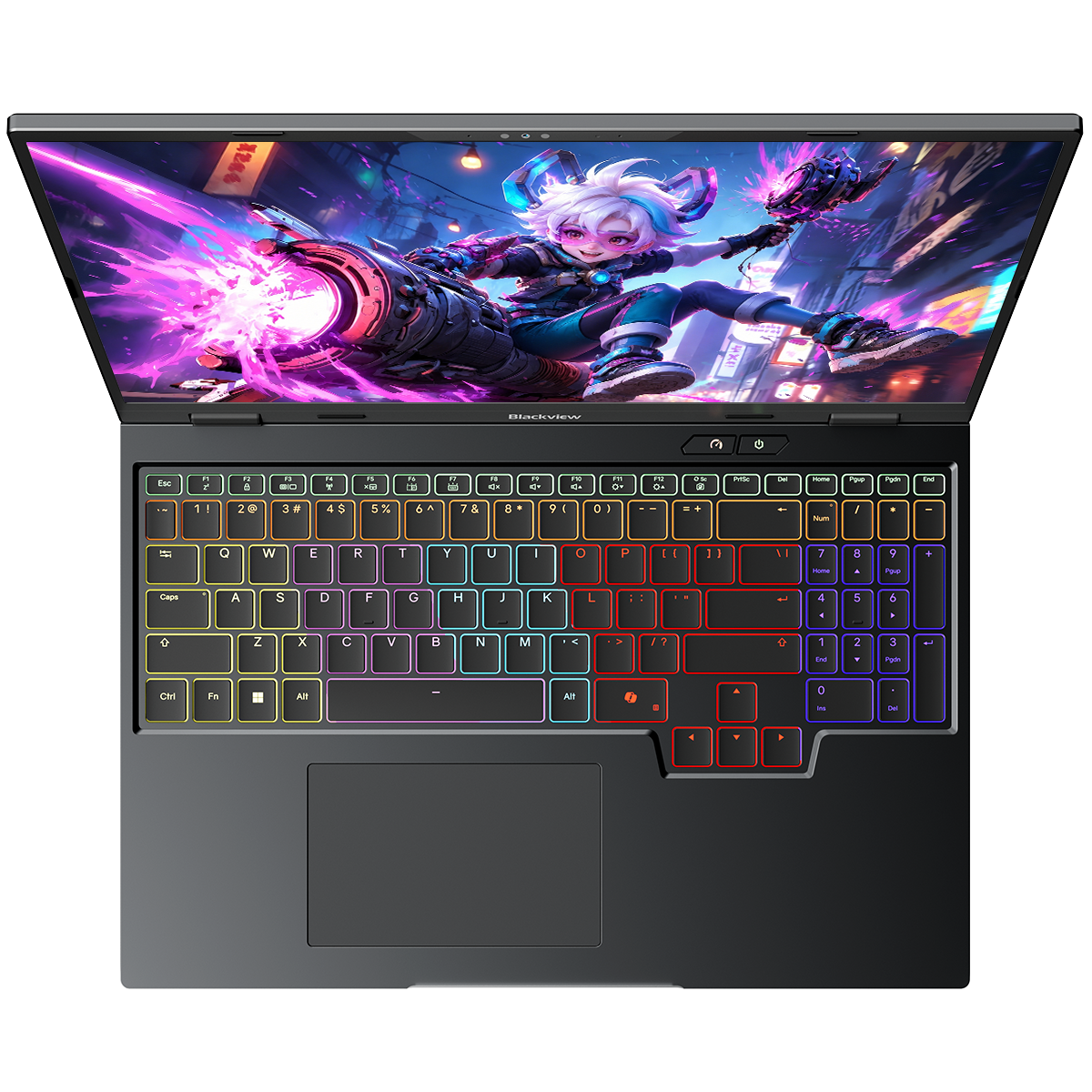 Blackview GamiBook 16 16" 300Hz 2.5K Display Intel® Core™ CPU NVIDIA® GeForce GPU 16GB DDR5 RAM 1TB M.2 PCIe Gen4 SSD Windows 11 Pro Gaming Laptop
