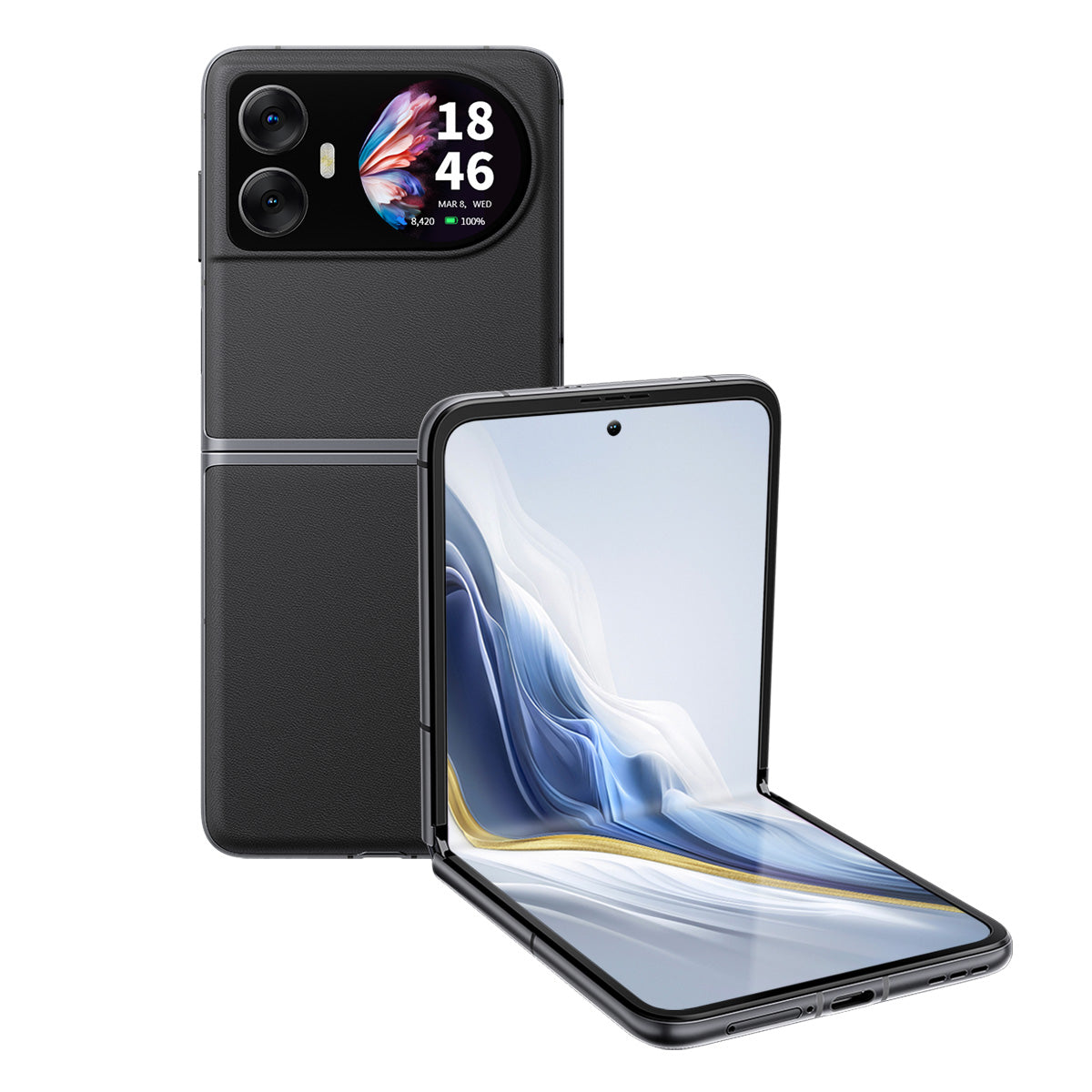Blackview Hero 10 Flip 6,9-Zoll-AMOLED-Faltbildschirm MediaTek Helio G99 12 GB + 256 GB 108 MP Kamera 4G Smartphone 