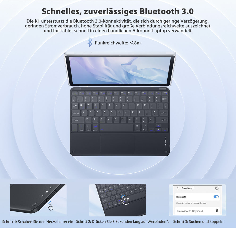 Blackview K1 Bluetooth-Tastatur