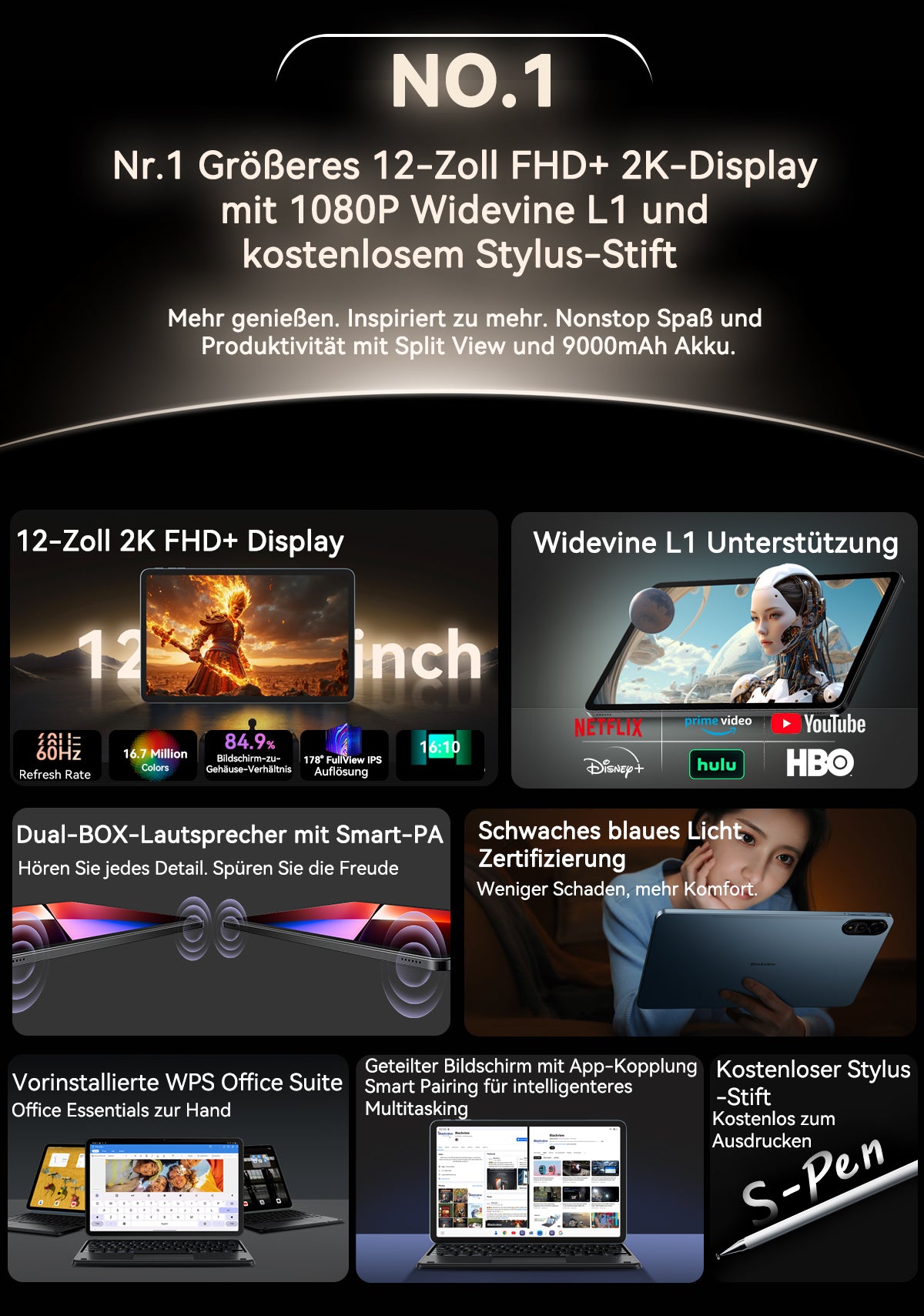 Blackview Mega 2 Tablet-PC