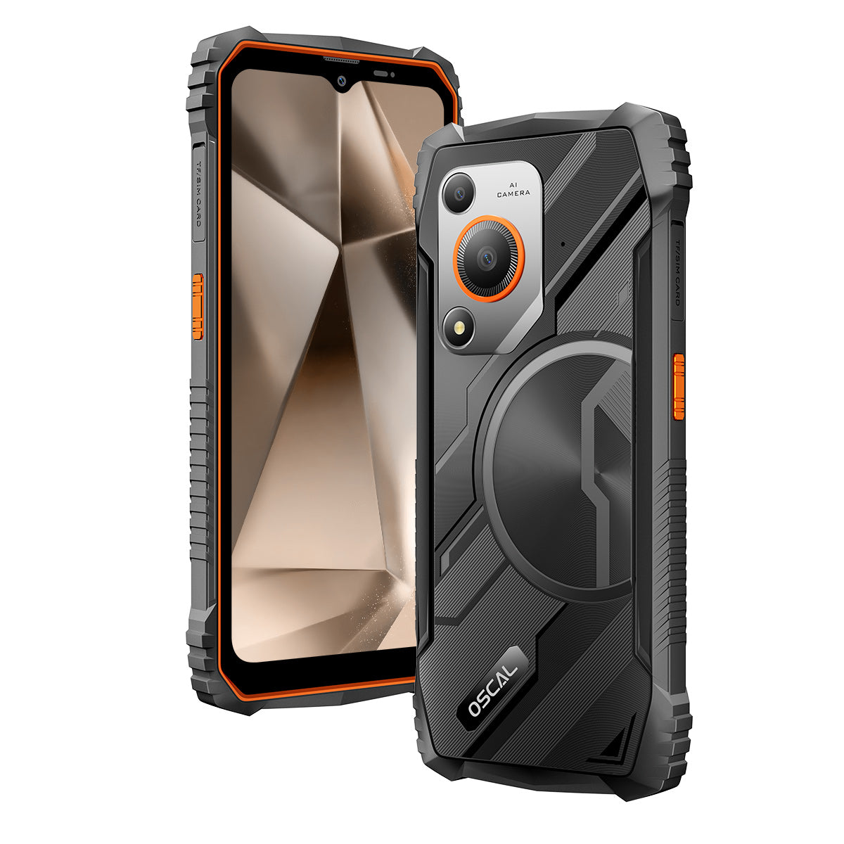 Oscal MARINE 1 6.56-inch 90Hz Display 4+128GB Unisoc Tiger T615 5100mAh Gemini AI 2.0 4G Rugged Phone