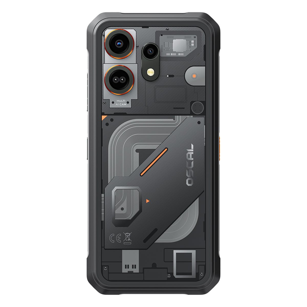 Oscal MARINE 3 6.56" 90Hz Display MediaTek Helio G81 Octa-core 13MP Infrared Night Vision Camera 5000mAh 4G Rugged Phone