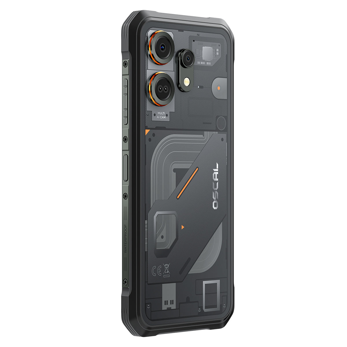 Oscal MARINE 3 6.56" 90Hz Display MediaTek Helio G81 Octa-core 13MP Infrared Night Vision Camera 5000mAh 4G Rugged Phone