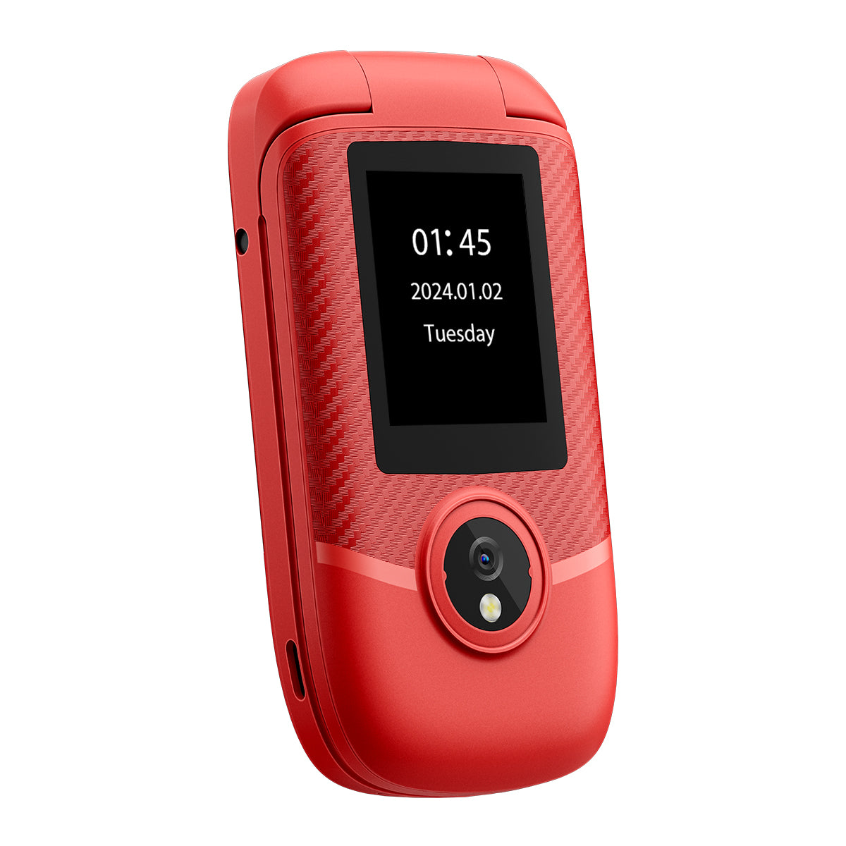 Blackview N2000 Flip 2,8"+1,77" Display Unisoc T107 1500mAh Dual-SIM 4G-Handy 