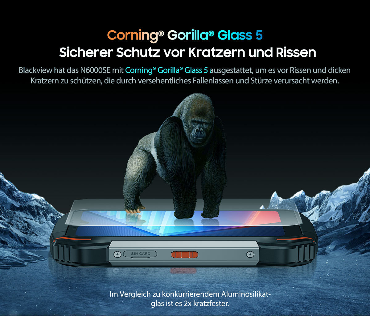 Blackview N6000SE 4,3-Zoll-Mini-Robust-Telefon