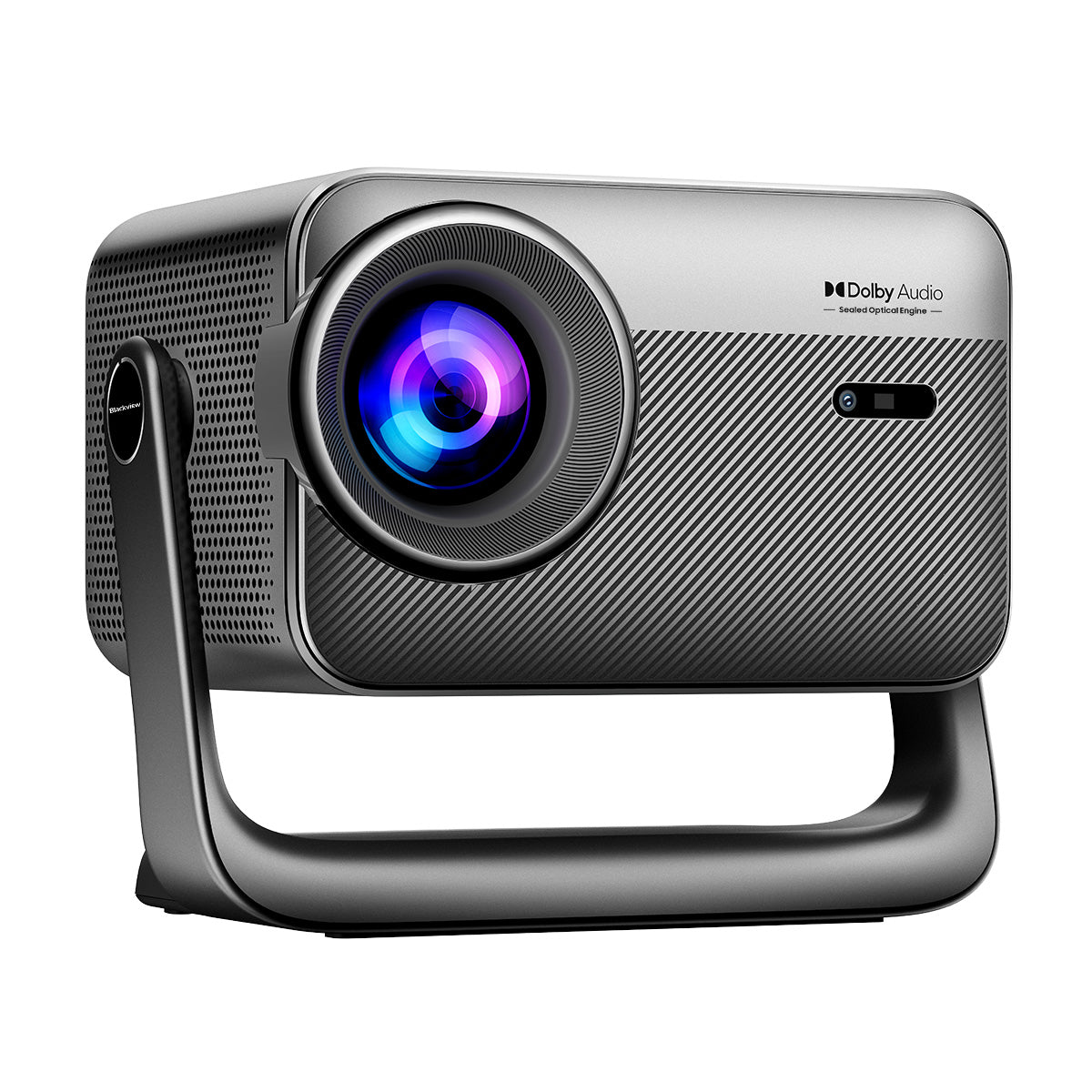 Blackview PV1000 Max 150-Inch 1000 ANSI Lumens 4K 1080P LCD Gimbal Projector with Dolby Audio Certified Apple TV+ & Netflix Support