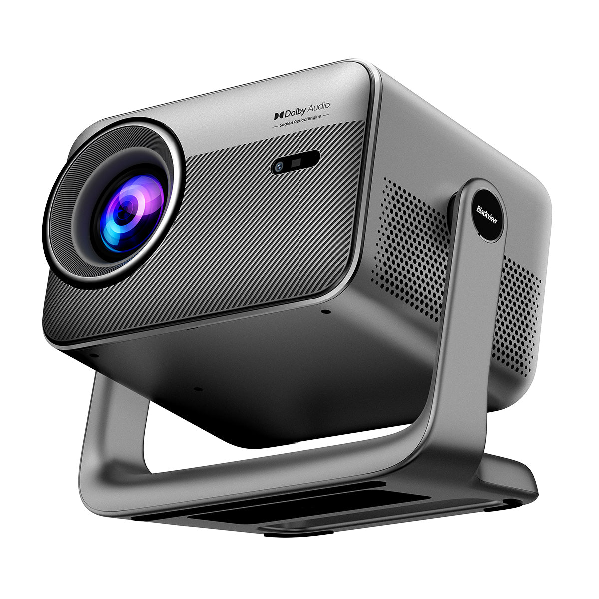Blackview PV1000 Max 150-Inch 1000 ANSI Lumens 4K 1080P LCD Gimbal Projector with Dolby Audio Certified Apple TV+ & Netflix Support