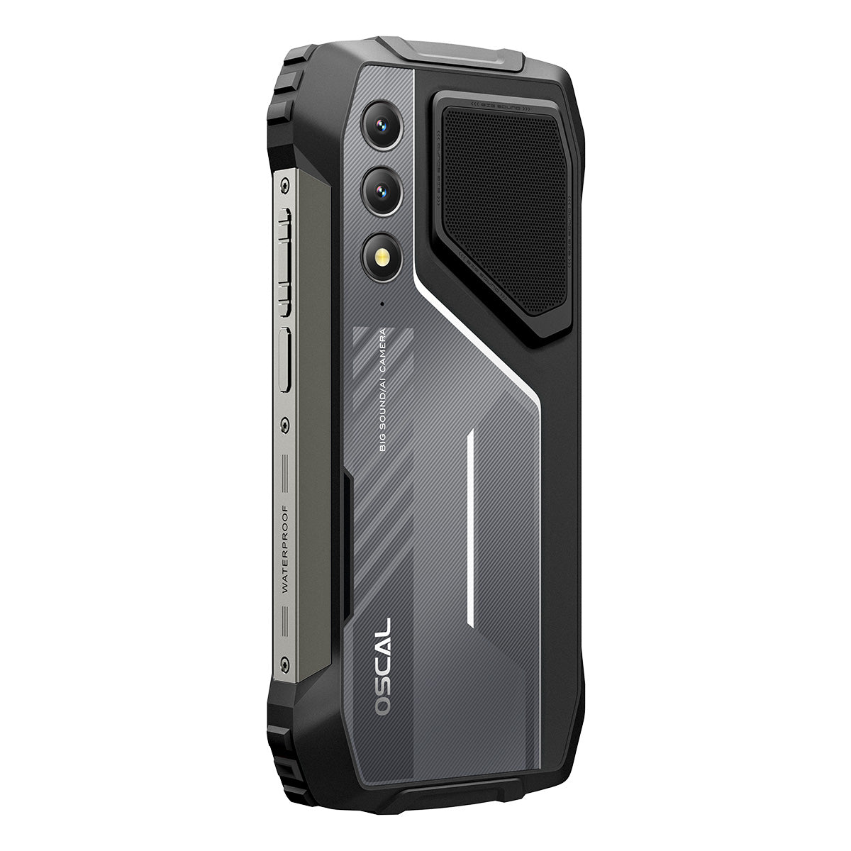 Oscal Pilot 1 6,67-Zoll-Stereo-Lautsprecher und Dual-LED-Taschenlampe 6 + 256 GB MediaTek Helio G81 Octa-Core 4G Robustes Mobiltelefon 