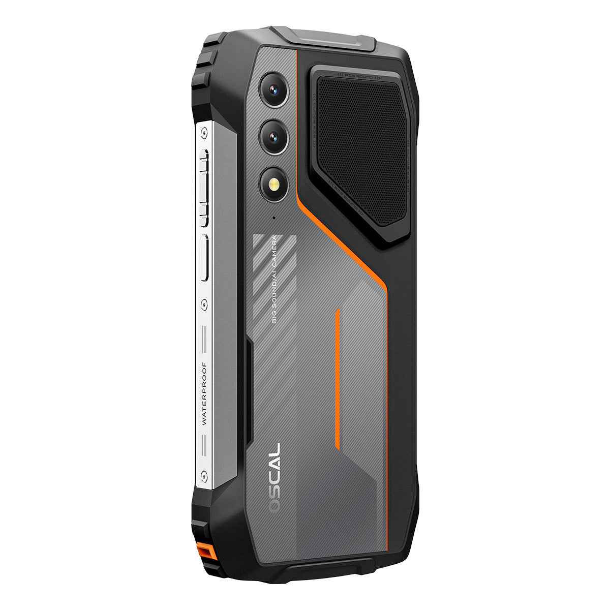Oscal Pilot 1 6.67-Inch Stereo Loud Speaker & Dual-LED Flashlight 6+256GB MediaTek Helio G81 Octa-core Rugged 4G Phone