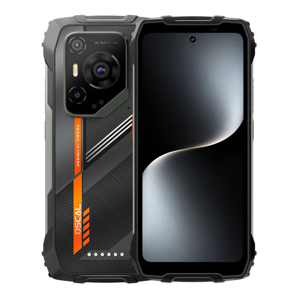 Oscal Pilot 3 6,78 Zoll MediaTek Dimensity 6300 12GB+256GB 50MP+20MP Nachtsichtkamera 7500mAh 5G KI Robust Smartphone