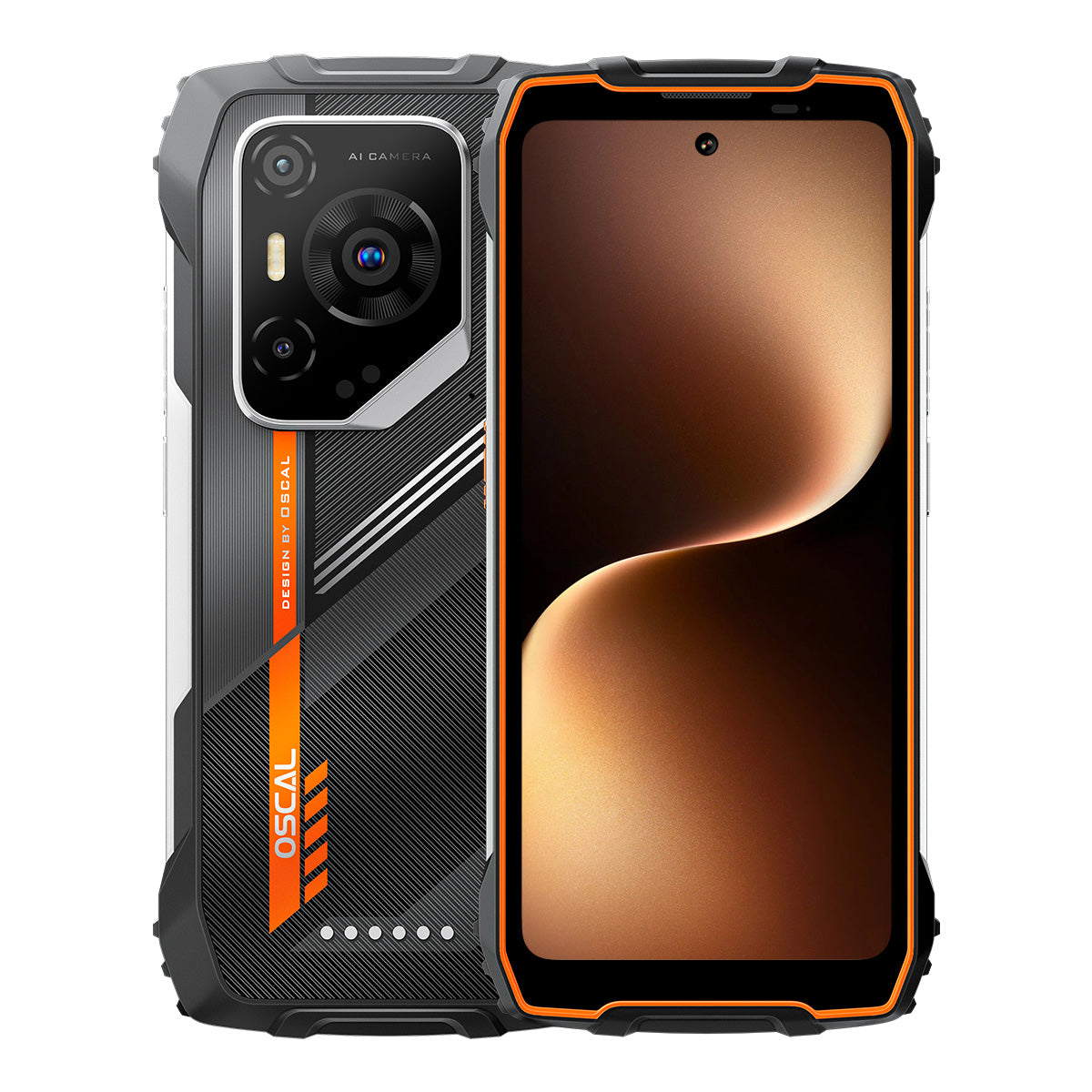 Oscal Pilot 3 6.78-inch MediaTek Dimensity 6300 12GB+256GB 50MP+20MP Night Vision Camera 7500mAh 5G AI Rugged Phone