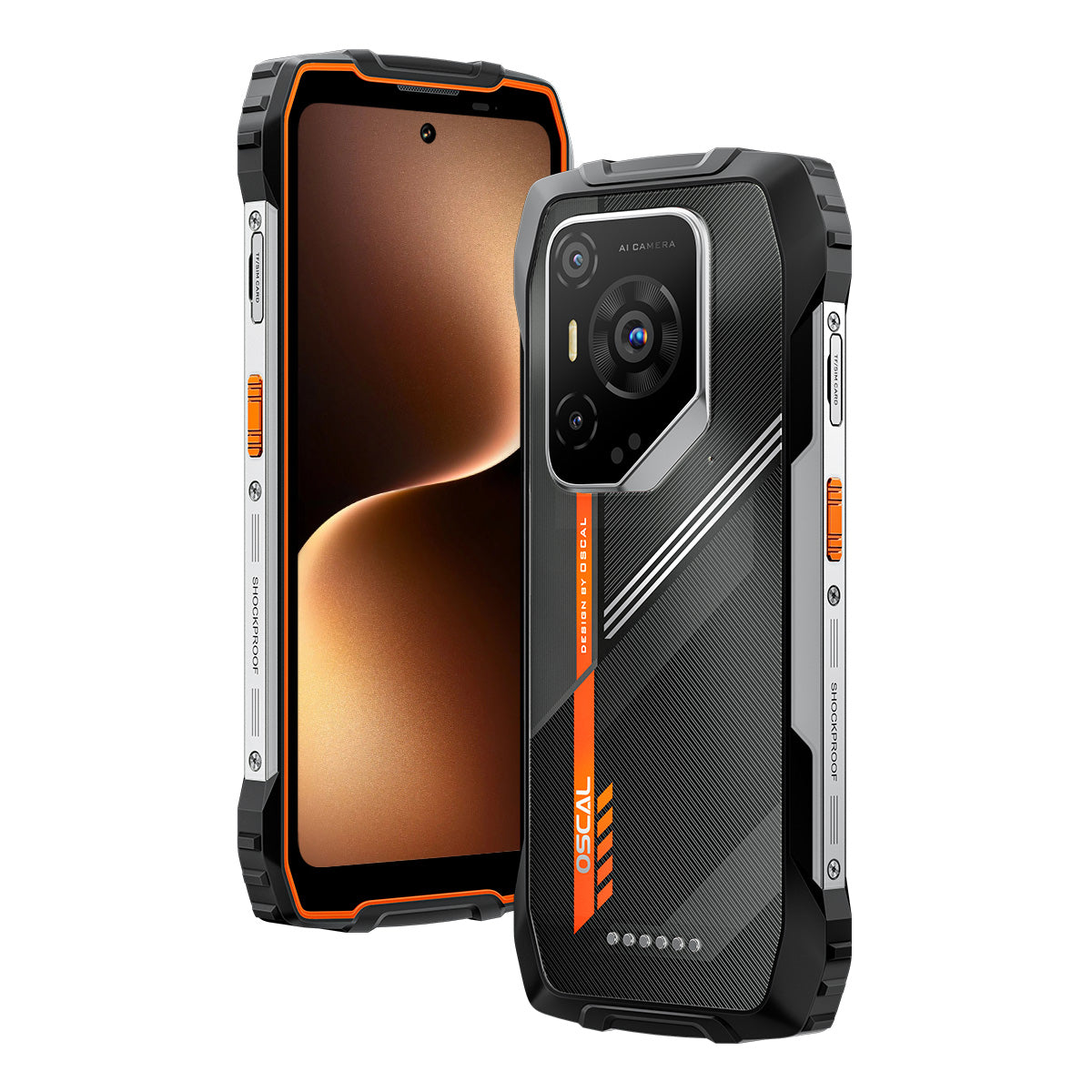 Oscal Pilot 3 6.78-inch MediaTek Dimensity 6300 12GB+256GB 50MP+20MP Night Vision Camera 7500mAh 5G AI Rugged Phone