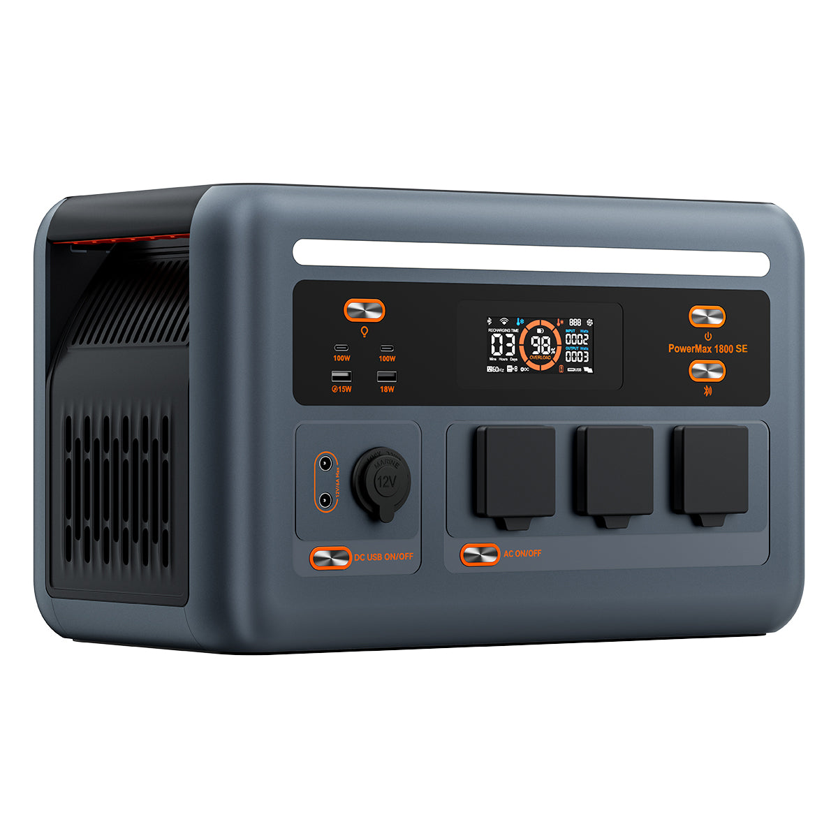 Oscal PowerMax 1800 SE 1024Wh 1800W UL94 V-0 feuerfeste Zertifizierung USV-Backup tragbare Power Station
