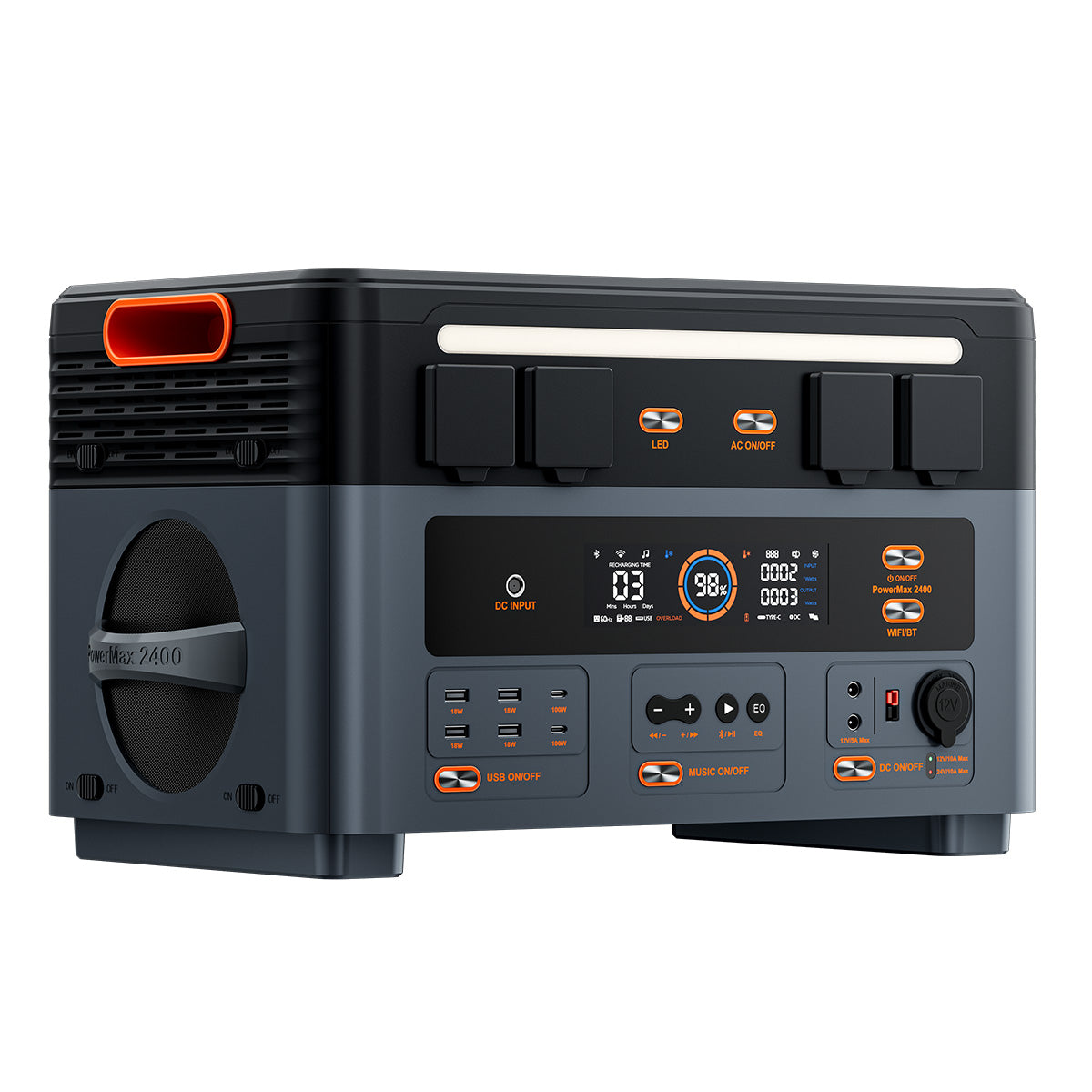 Blackview Oscal PowerMax 2400 Cableless Stacking Detachable Modular Portable Power Station