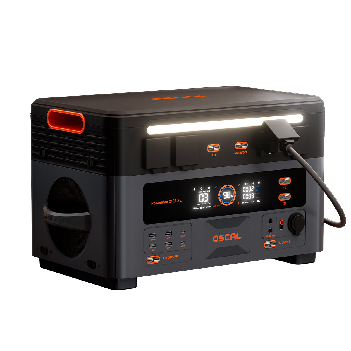 Oscal PowerMax 2400 SE 2016Wh 2400W Detachable Modular Portable Power Station