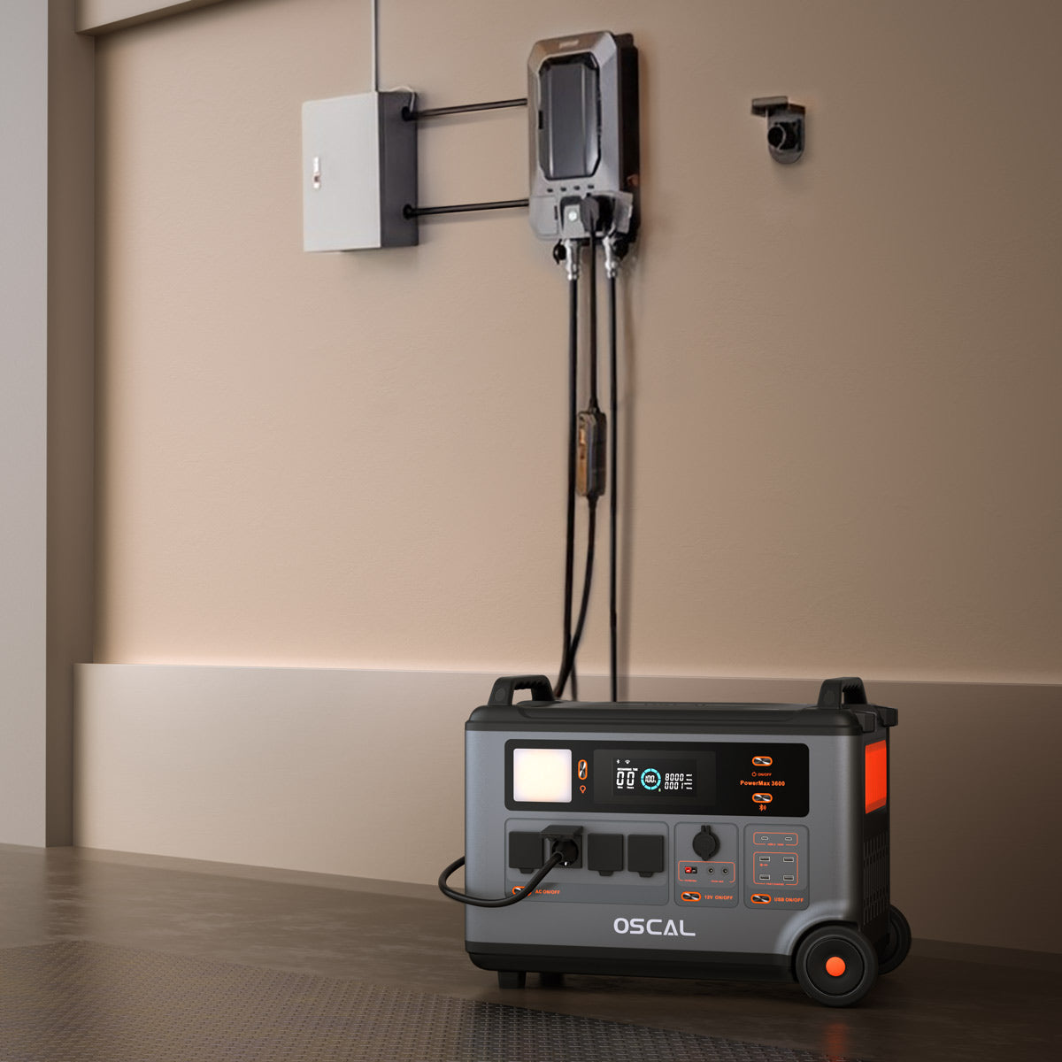 Robustes Blackview Oscal PowerMax 3600-Kraftwerk für die Sicherung zu Hause und im Freien