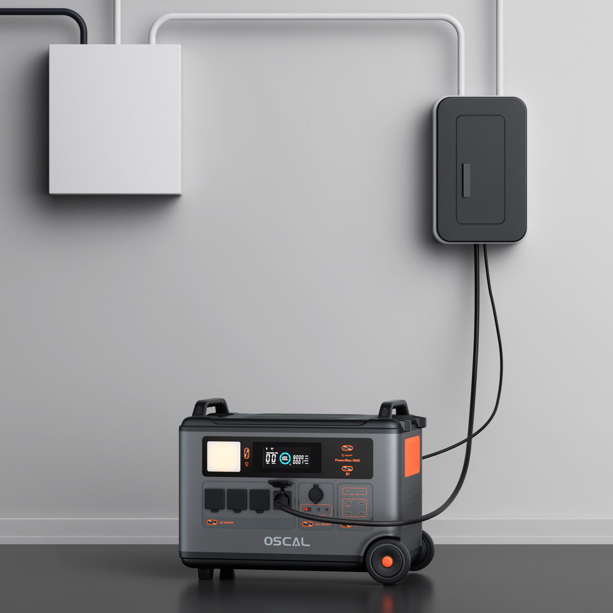 Robustes Blackview Oscal PowerMax 3600-Kraftwerk für die Sicherung zu Hause und im Freien
