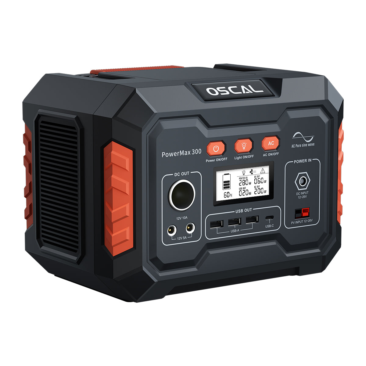 Blackview Oscal PowerMax 300 AC/DC Output 266Wh Portable Power Station