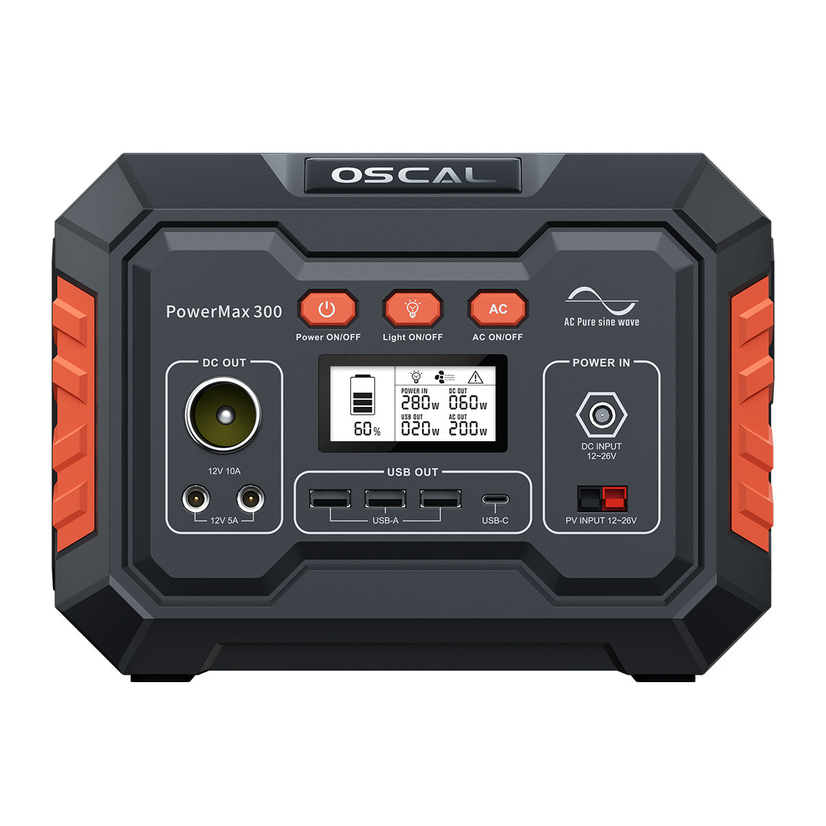 Blackview Oscal PowerMax 300 AC/DC Output 266Wh Portable Power Station