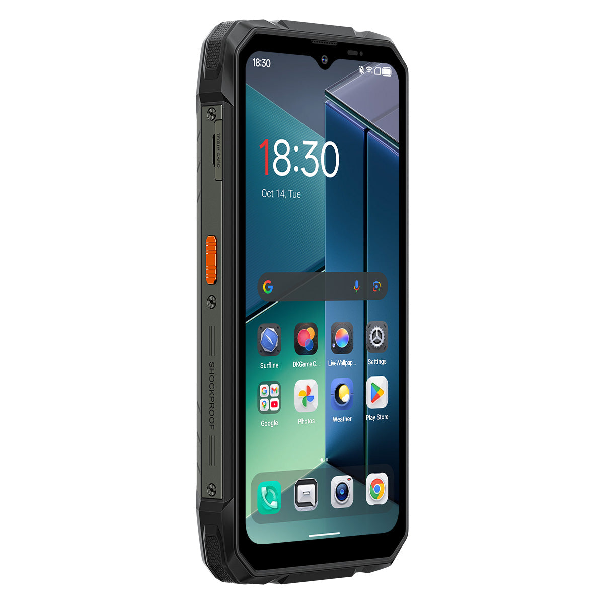 Blackview ROCK 1 6.56-inch 90Hz Main & 2.01" Secondary Display MediaTek Helio G81 Octa-core 15000mAh 20MP Night Vision Camera 4G Rugged Phone