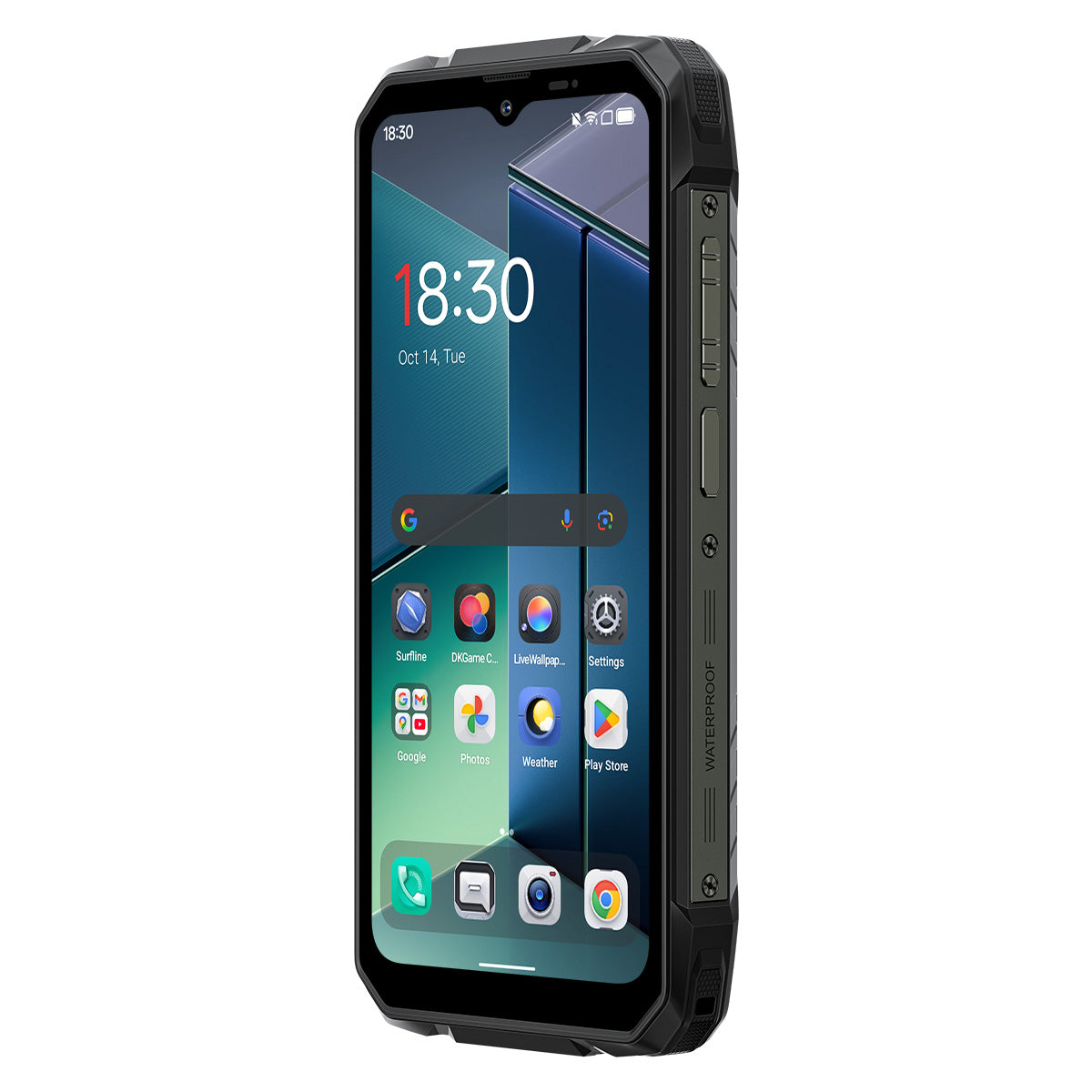 Blackview ROCK 1 6.56-inch 90Hz Main & 2.01" Secondary Display MediaTek Helio G81 Octa-core 15000mAh 20MP Night Vision Camera 4G Rugged Phone