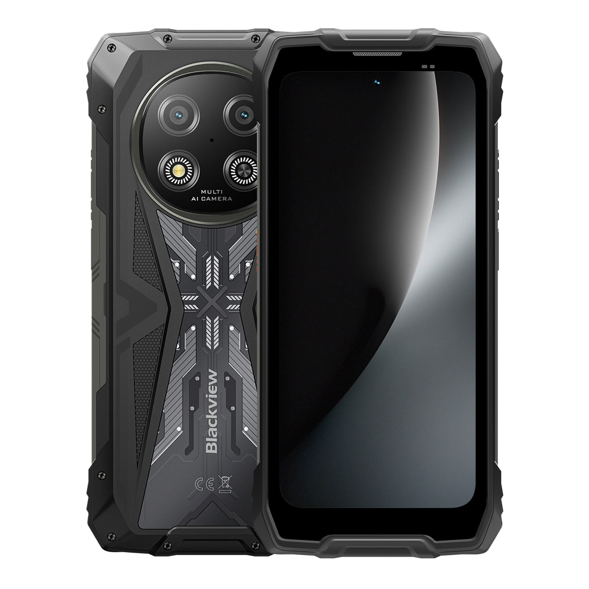 Blackview ROCK 2 6.67-inch 120Hz Display UNISOC T8100 5G 6nm Octa-core 15000mAh 16MP+13MP AI Camera Rugged 5G Phone