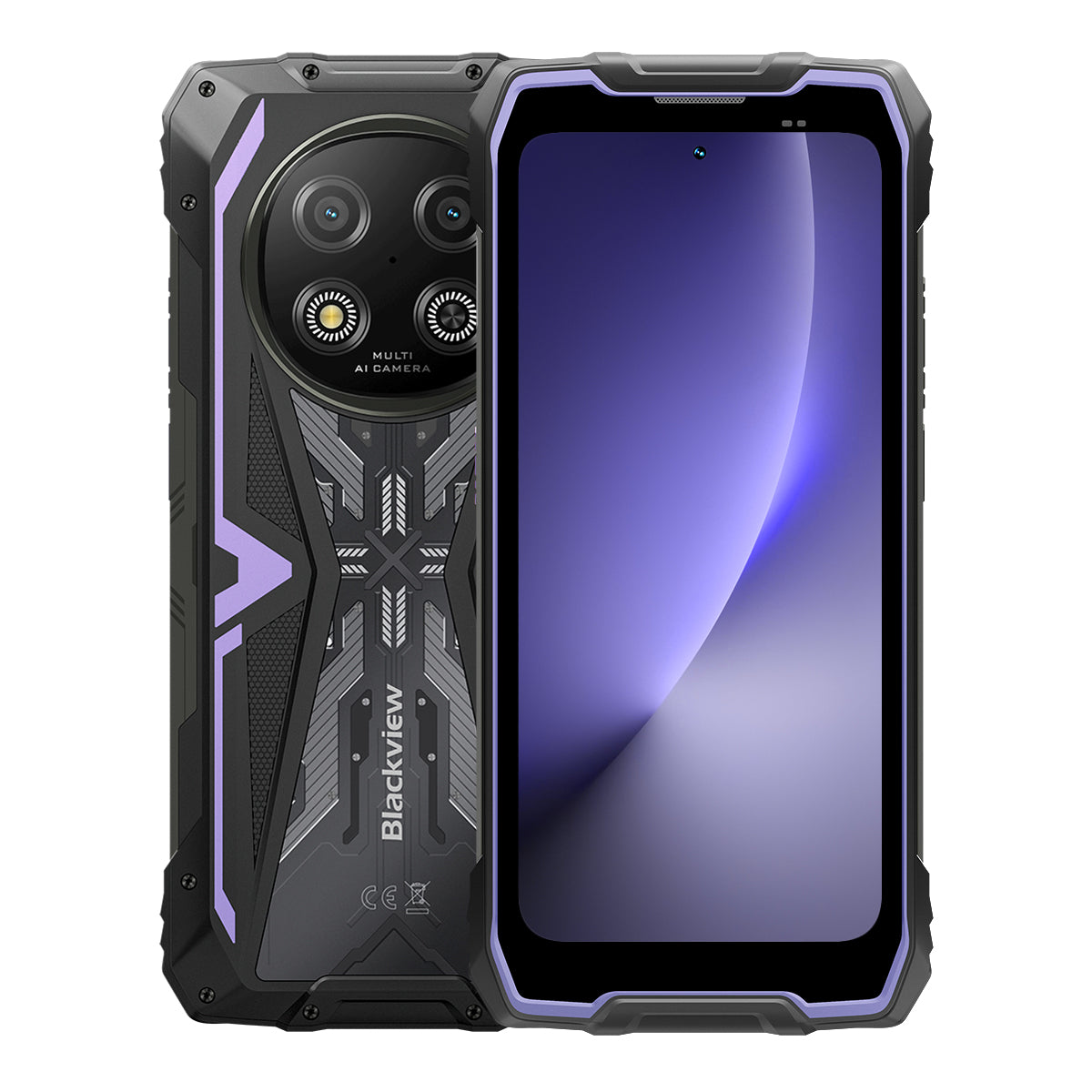 Blackview ROCK 2 6.67-inch 120Hz Display UNISOC T8100 5G 6nm Octa-core 15000mAh 16MP+13MP AI Camera Rugged 5G Phone