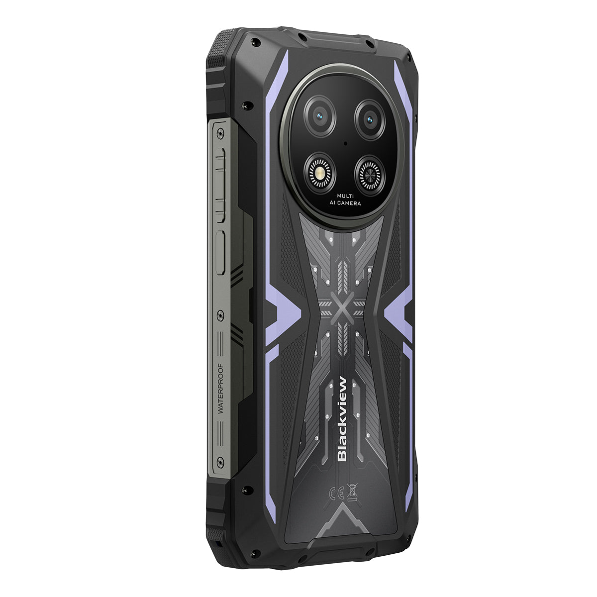 Blackview ROCK 2 6.67-inch 120Hz Display UNISOC T8100 5G 6nm Octa-core 15000mAh 16MP+13MP AI Camera Rugged 5G Phone