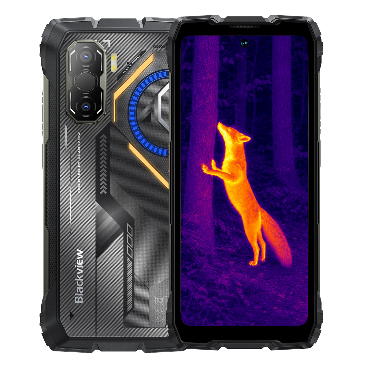 Blackview ROCK 3 Wärmebild 4G Robustes Telefon mit 6,78" 120Hz Bildschirm 108MP Kamera & 400LM Taschenlampe