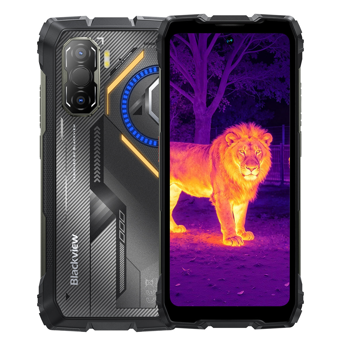 Blackview ROCK 3 Thermal lmaging 4G Rugged Phone with 6.78-inch 120Hz Display 108MP Camera & 400LM Flashlight