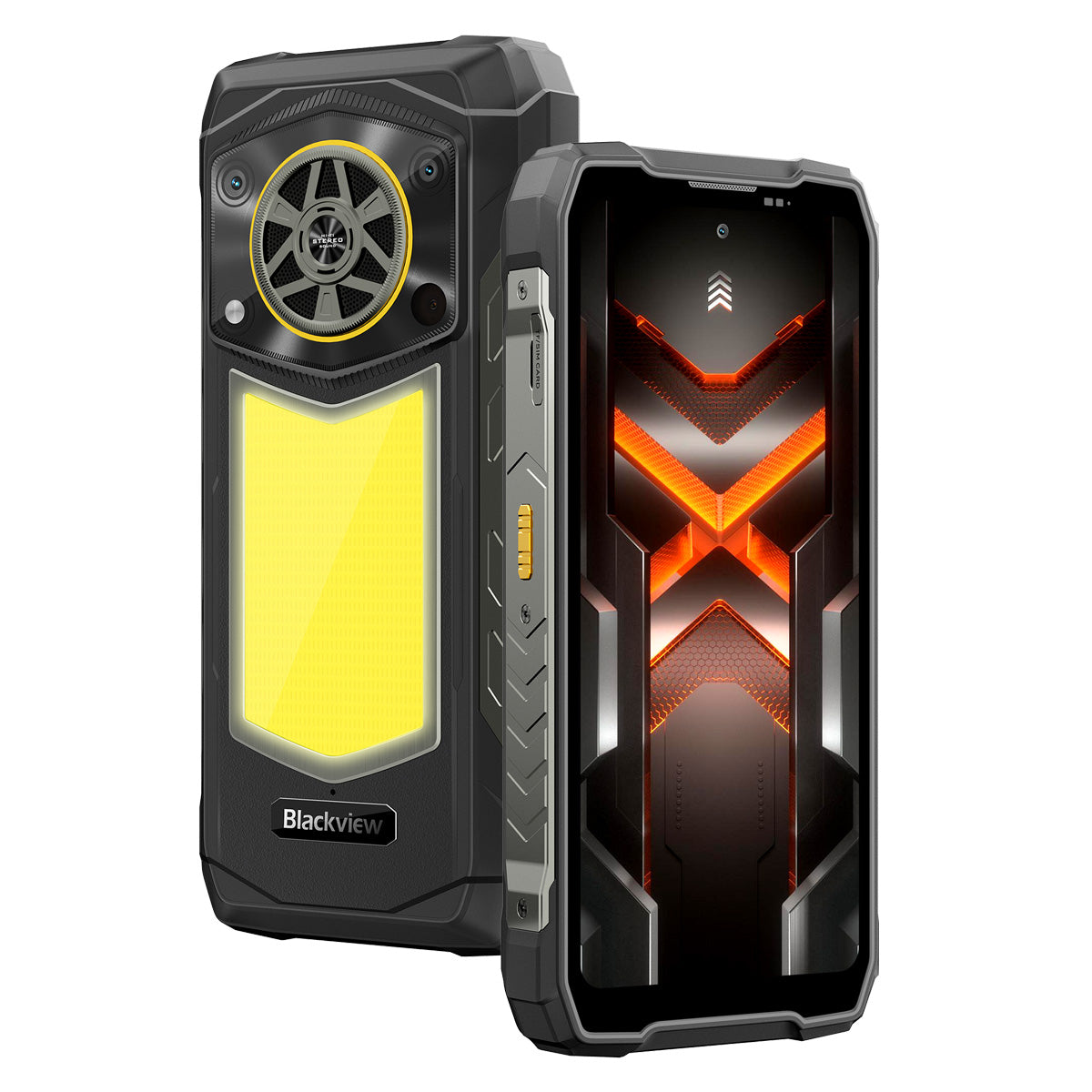 Blackview ROCK 5 Hi-Fi Stereo Speaker Camping Light Rugged 4G Cellphone with 6.78-inch 2.4K 120Hz Display 108MP Camera & 20,000mAh Battery