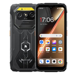 Blackview ROCK 1 Pro Professioneller 2D-Strichcode-Scanner 4G Robustes Telefon mit 6,56-Zoll-90Hz-Bildschirm, 15000mAh & Nachtsichtkamera
