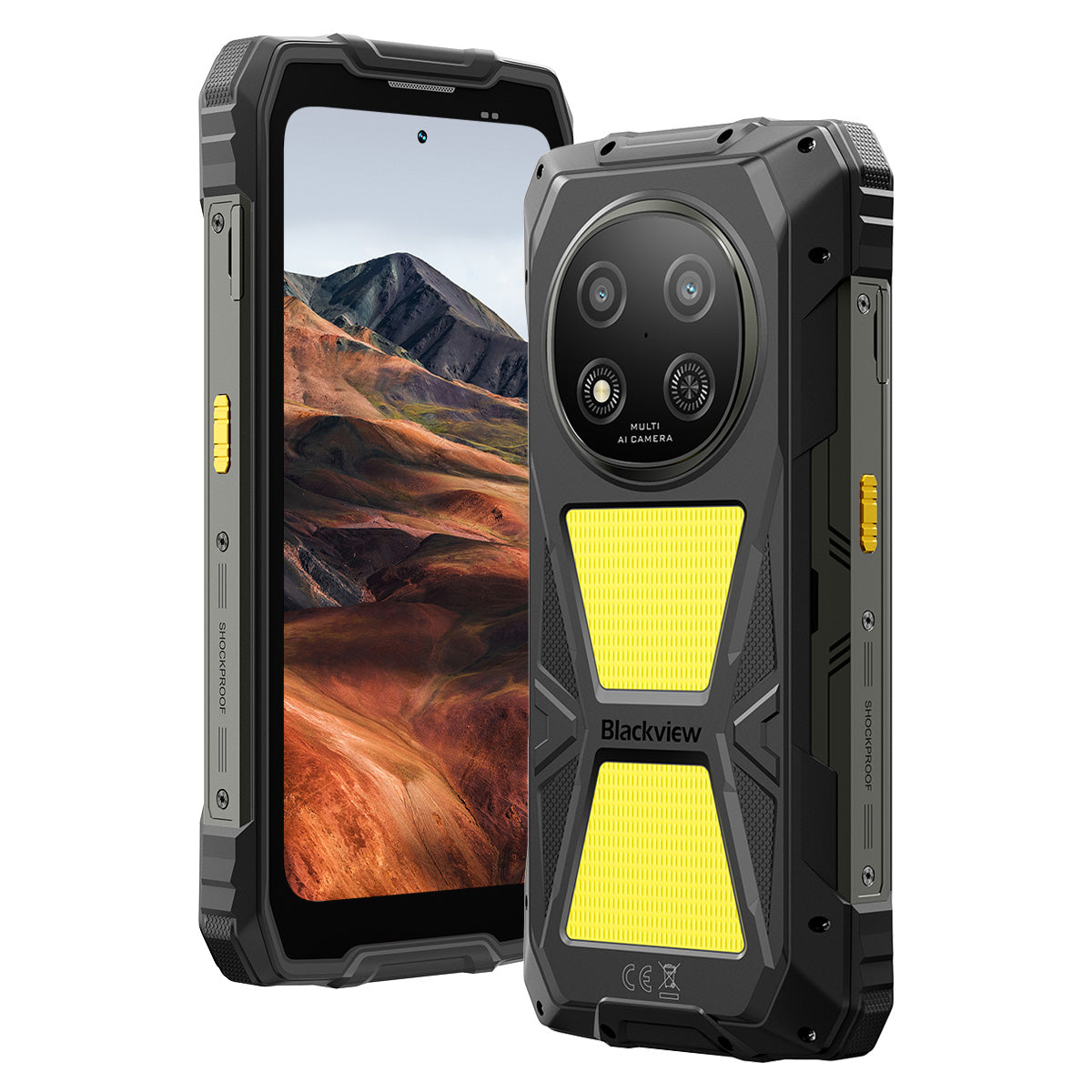 Blackview ROCK 2 Pro 6.67-inch 120Hz Display 8+256GB 400LM Camping Light 15000mAh 5G Rugged Phone