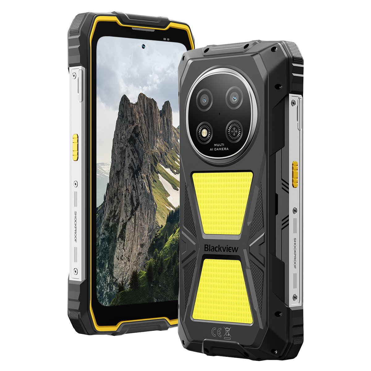 Blackview ROCK 2 Pro 6.67-inch 120Hz Display 8+256GB 400LM Camping Light 15000mAh 5G Rugged Phone