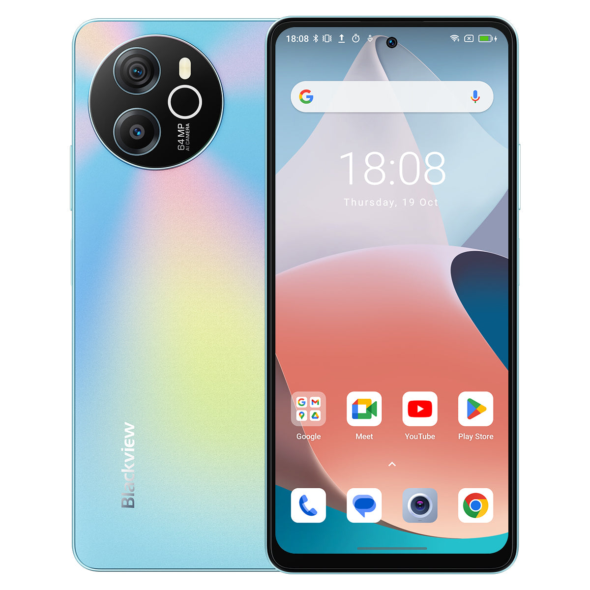 Blackview Shark 8 6,78" 2,4K 120Hz Display MediaTek Helio G99 8GB+128GB/256GB 64MP Kamera 4G Smartphone 
