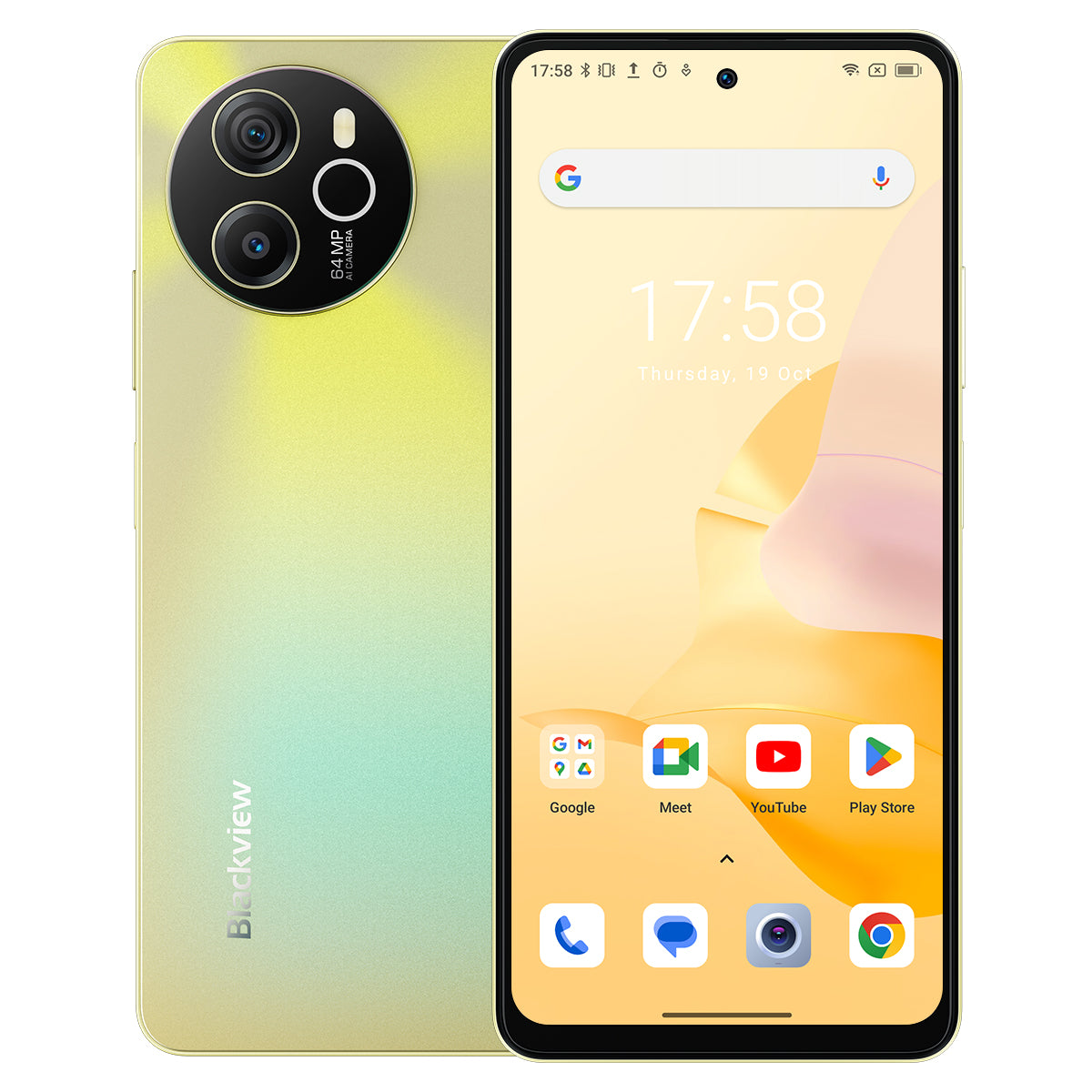 Blackview Shark 8 6,78" 2,4K 120Hz Display MediaTek Helio G99 8GB+128GB/256GB 64MP Kamera 4G Smartphone 