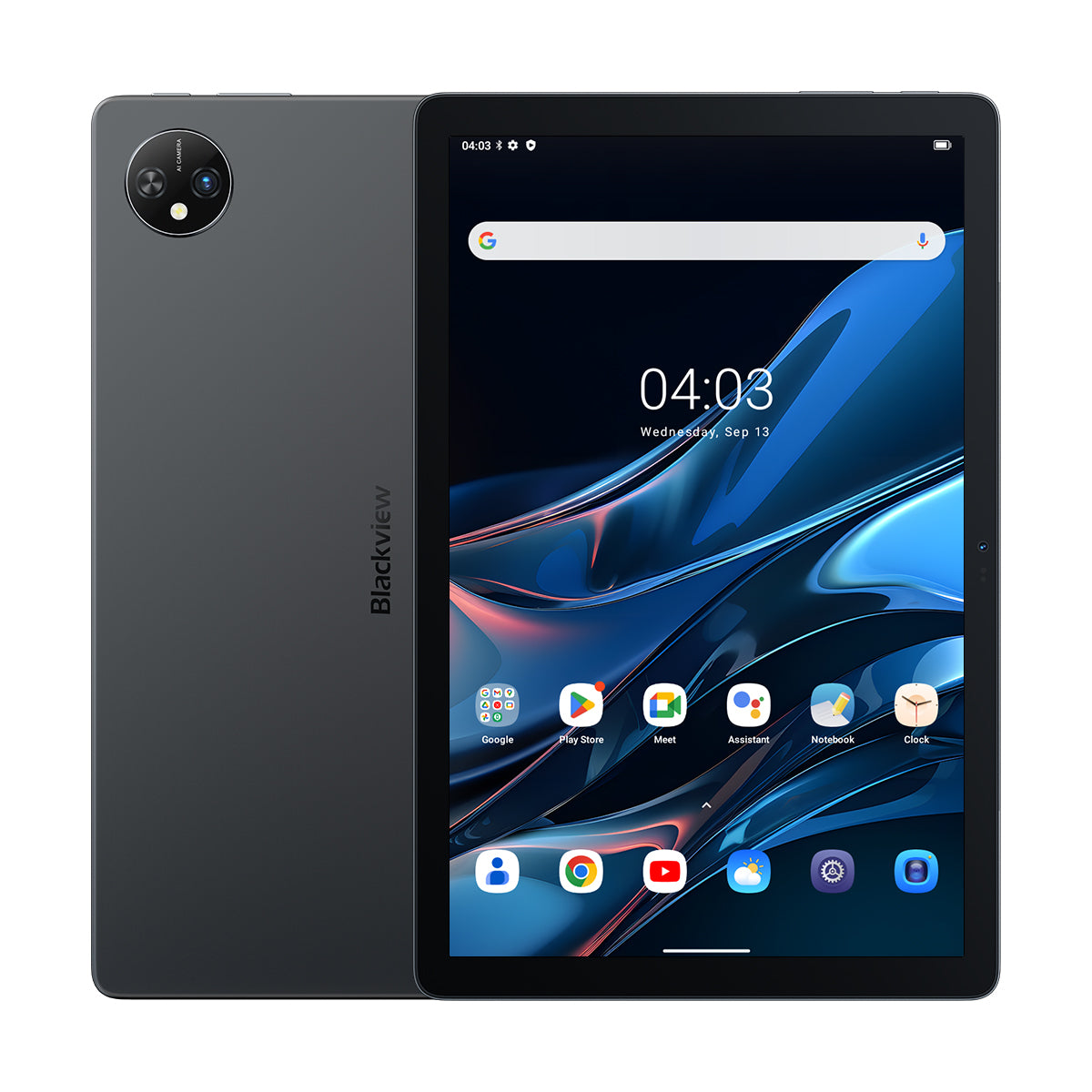 Blackview Tab 10 Wifi 10,1" MediaTek MT8788 Octa-Core 8GB+256GB 7680mAh Stylus Pen Android 5G Wifi Tablet PC 