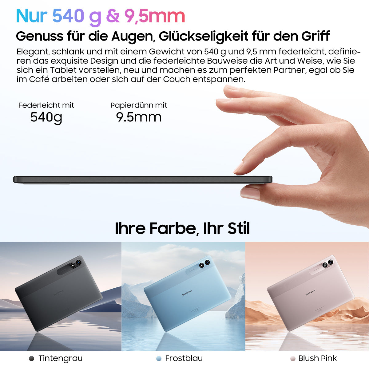 Blackview Tab 90 WiFi 10,92-Zoll Android Tablet-PC