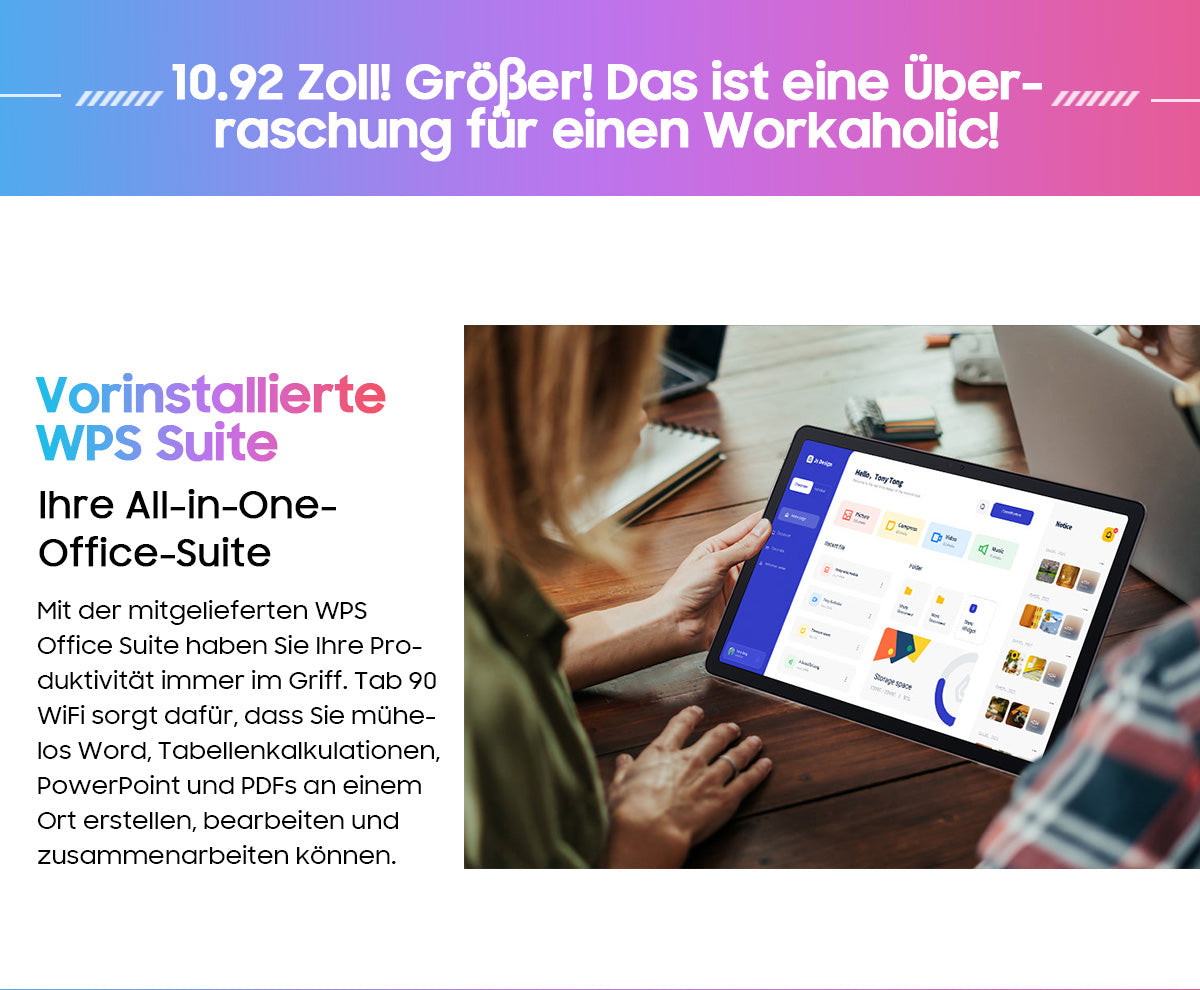 Blackview Tab 90 WiFi 10,92-Zoll Android Tablet-PC