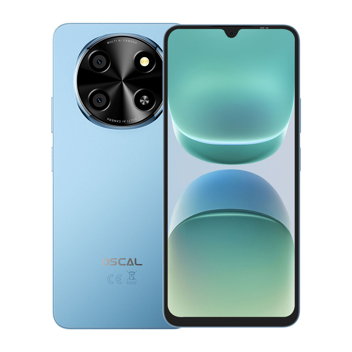 Oscal TIGER 8 6,88-Zoll 120Hz Display Unisoc T8100 Octa-Core 4/8+128GB 16MP KI Kamera 5G Smartphone