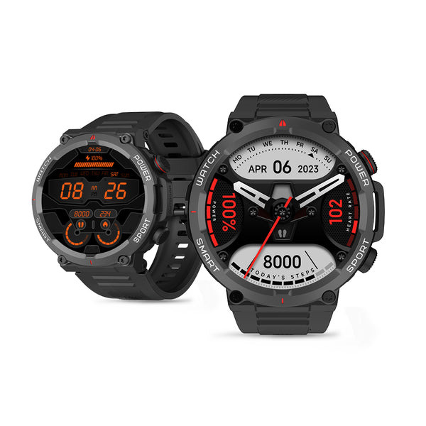 Blackview W50 10 Meter wasserdichte, stilvolle Sport- und Fitness-Smartwatch 