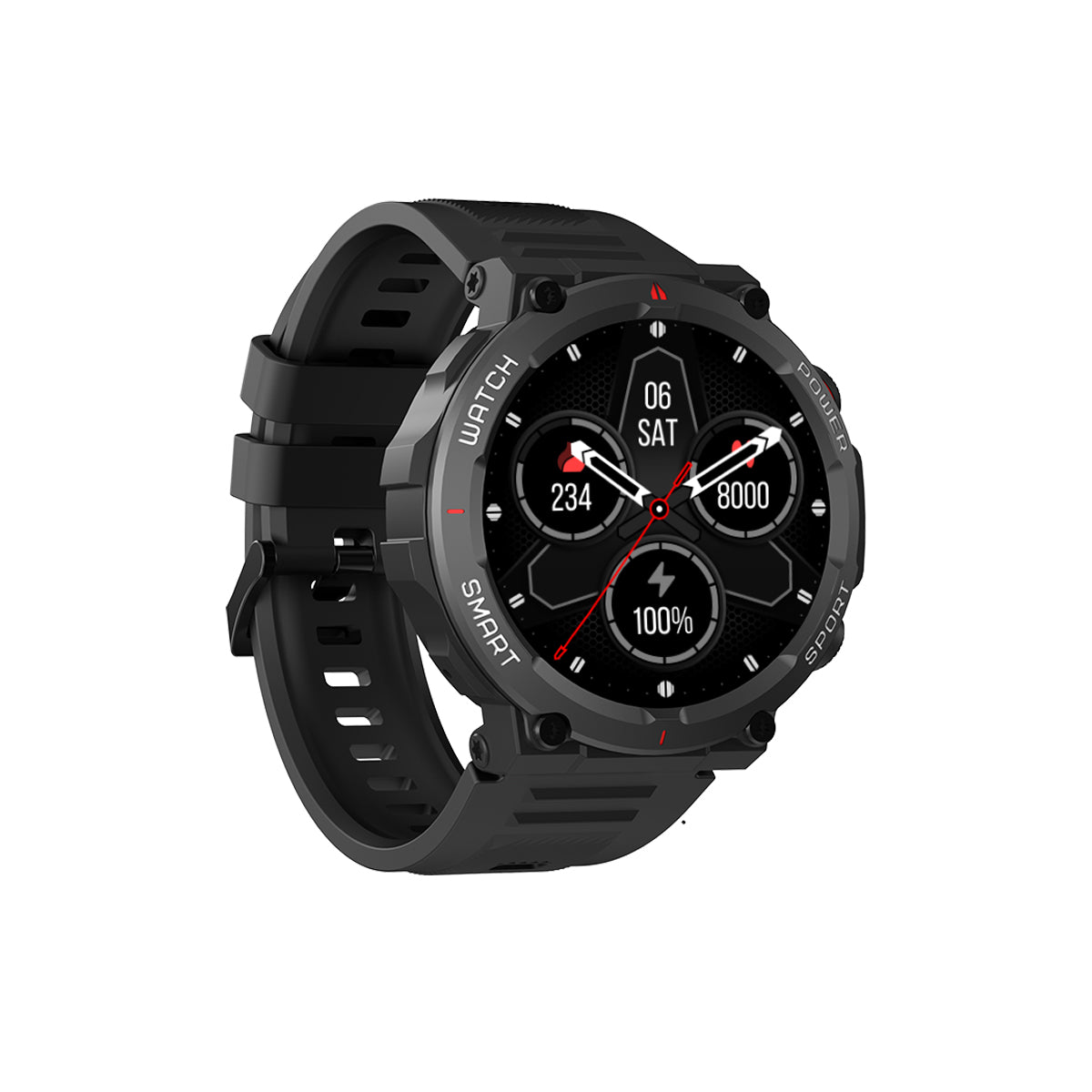 Blackview W50 10 Meter wasserdichte, stilvolle Sport- und Fitness-Smartwatch 