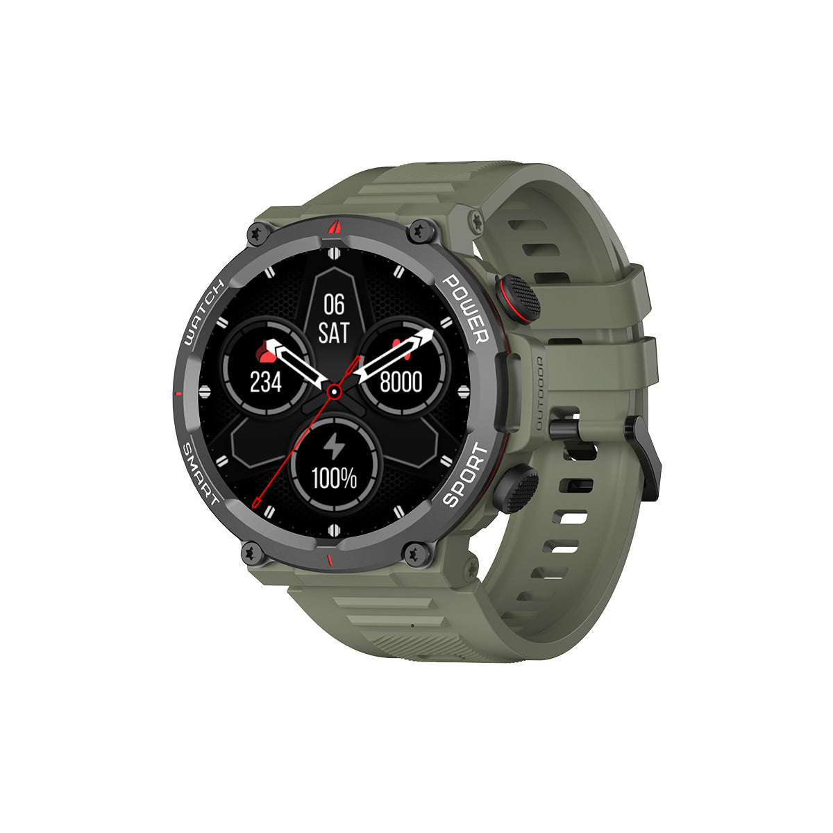 Blackview W50 10 Meter wasserdichte, stilvolle Sport- und Fitness-Smartwatch 
