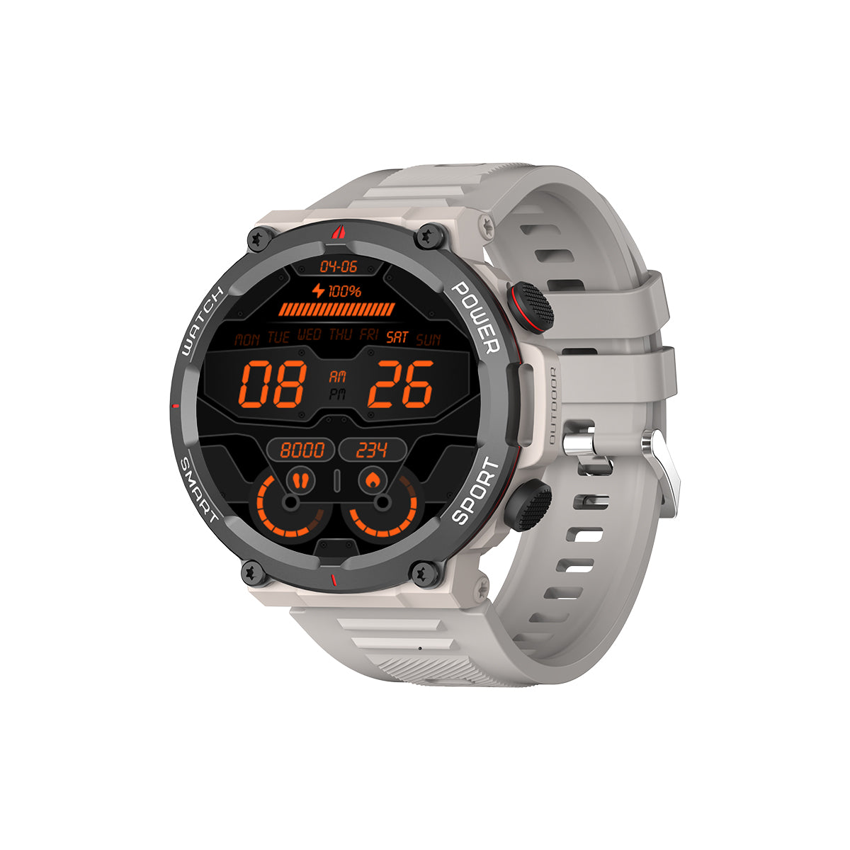 Blackview W50 10 Meter wasserdichte, stilvolle Sport- und Fitness-Smartwatch 