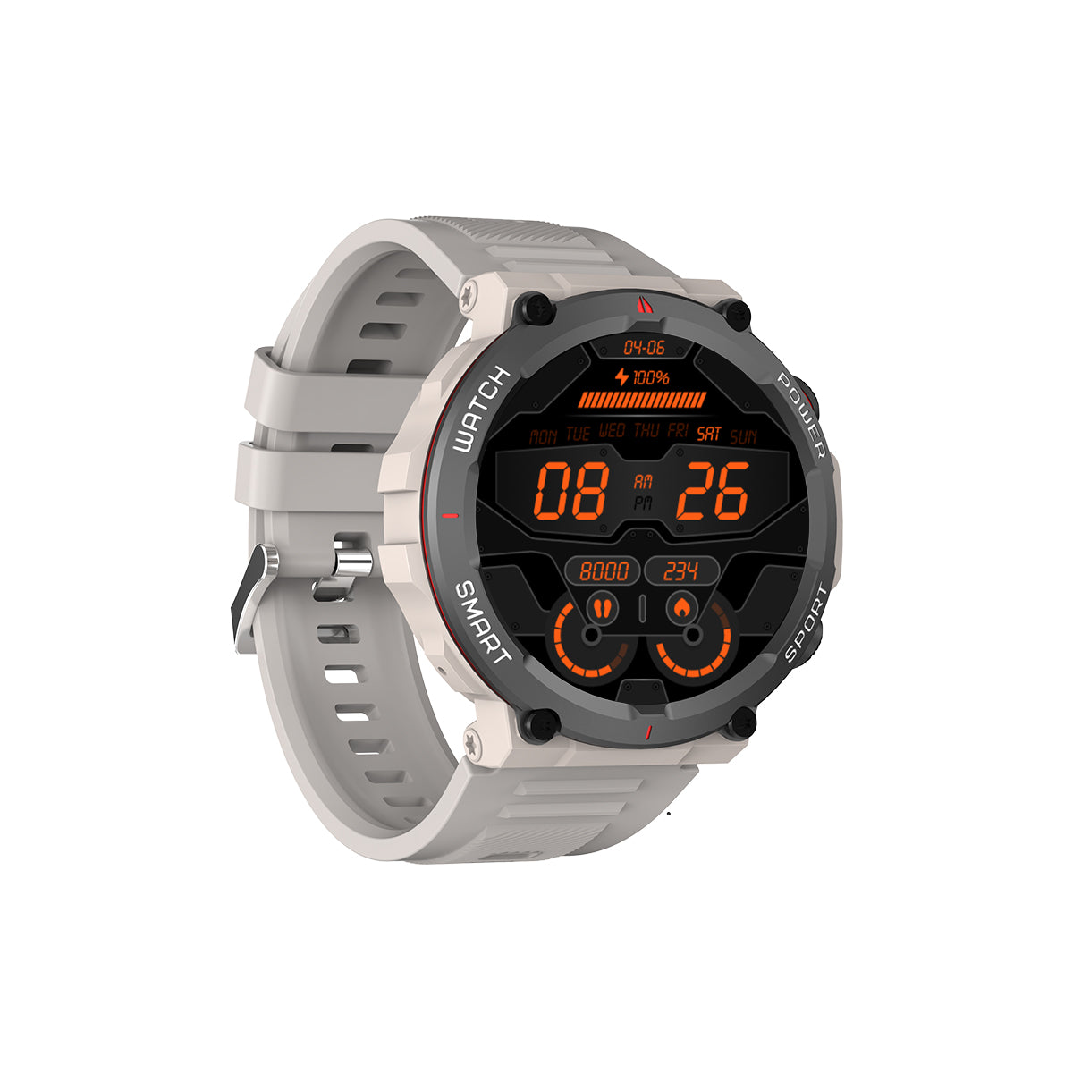 Blackview W50 10 Meter wasserdichte, stilvolle Sport- und Fitness-Smartwatch 