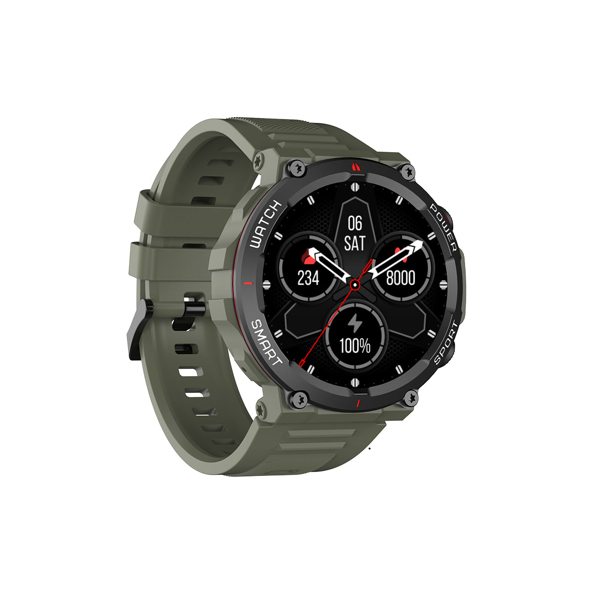 Blackview W50 10 Meter wasserdichte, stilvolle Sport- und Fitness-Smartwatch 