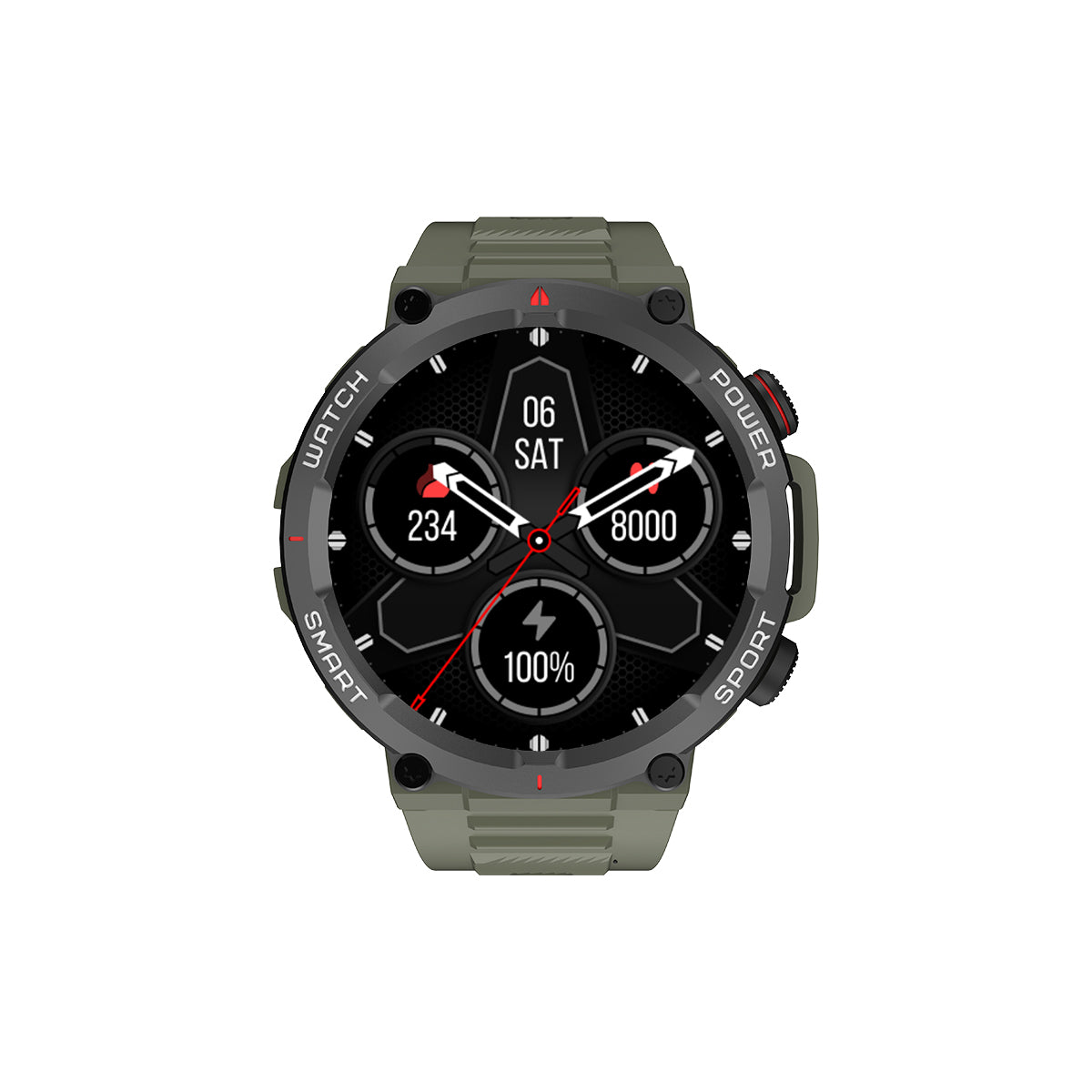 Blackview W50 10 Meter wasserdichte, stilvolle Sport- und Fitness-Smartwatch 