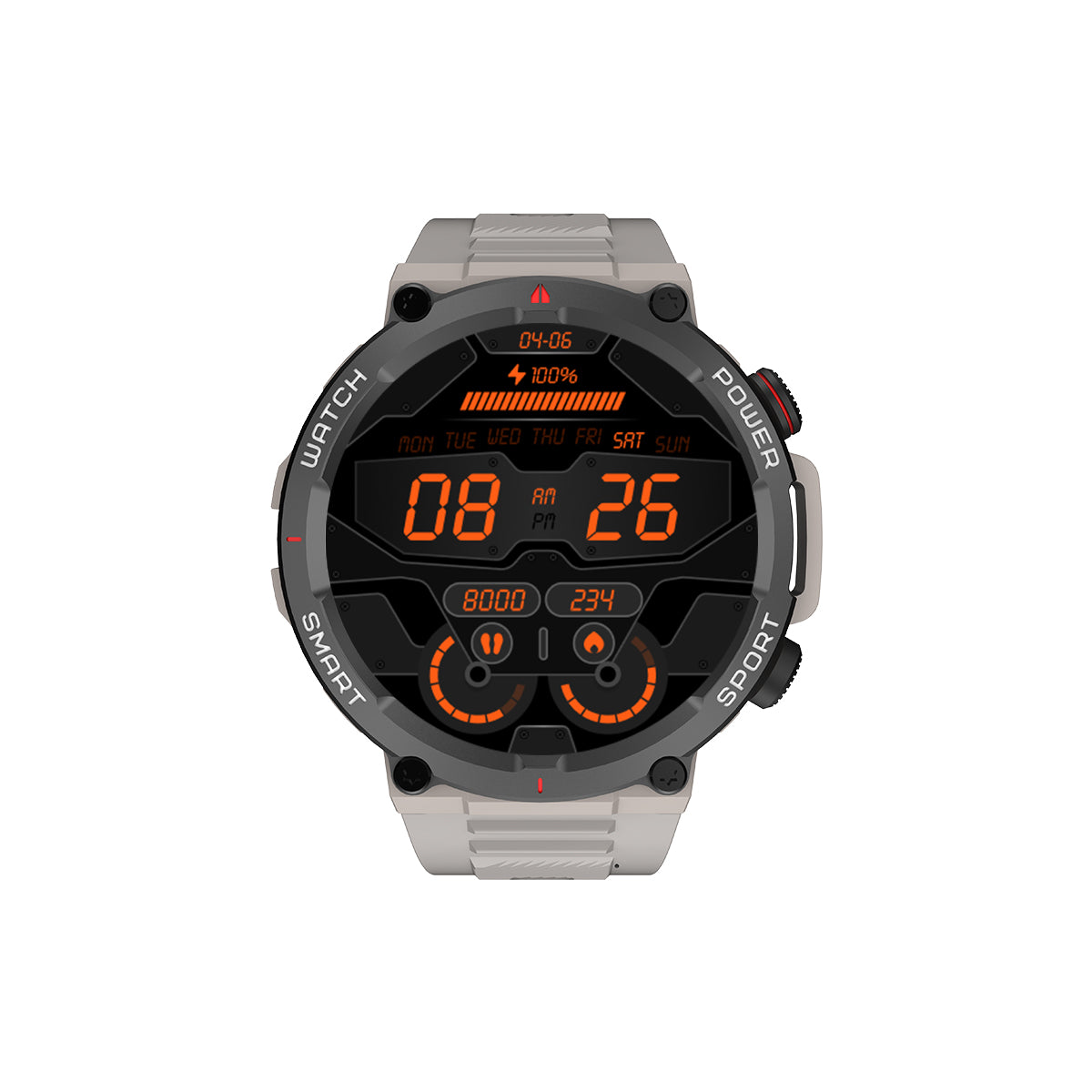 Blackview W50 10 Meter wasserdichte, stilvolle Sport- und Fitness-Smartwatch 